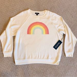 NWT Wildfox rainbow hoodie.